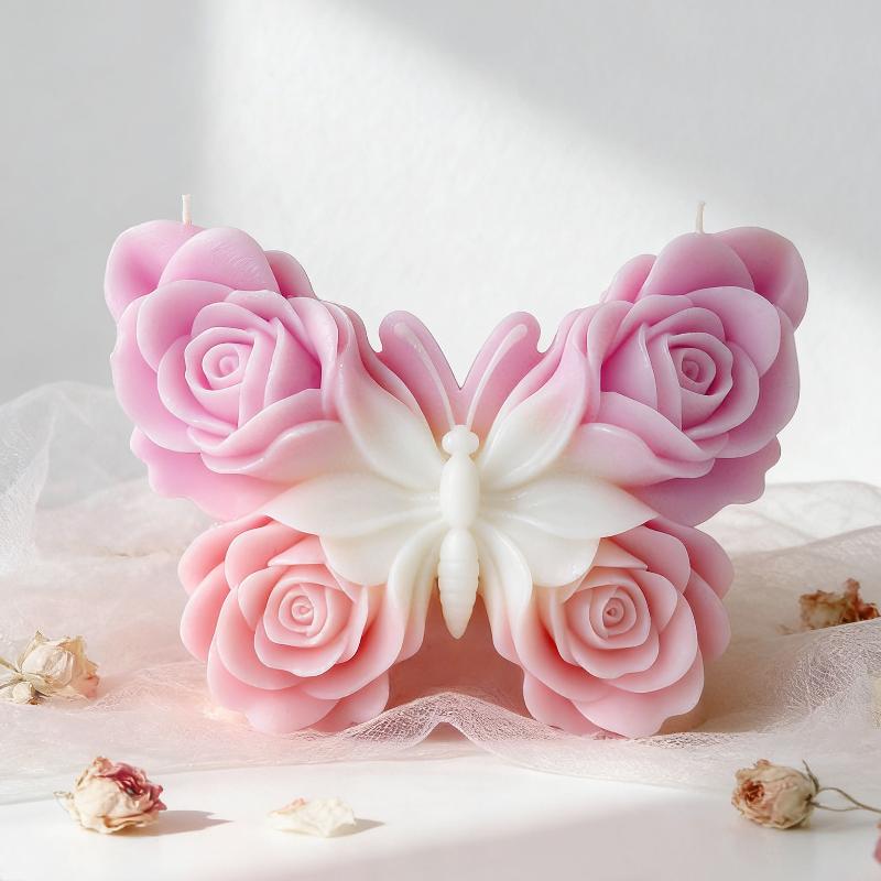 DIY Rose Butterfly Form Silico - Soap Making Silicone Molds のレビューと価格