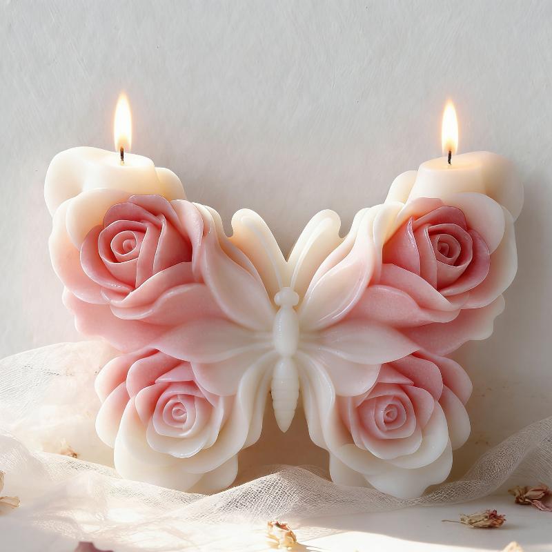 DIY Rose Butterfly Form Silico - Soap Making Silicone Molds のレビューと価格