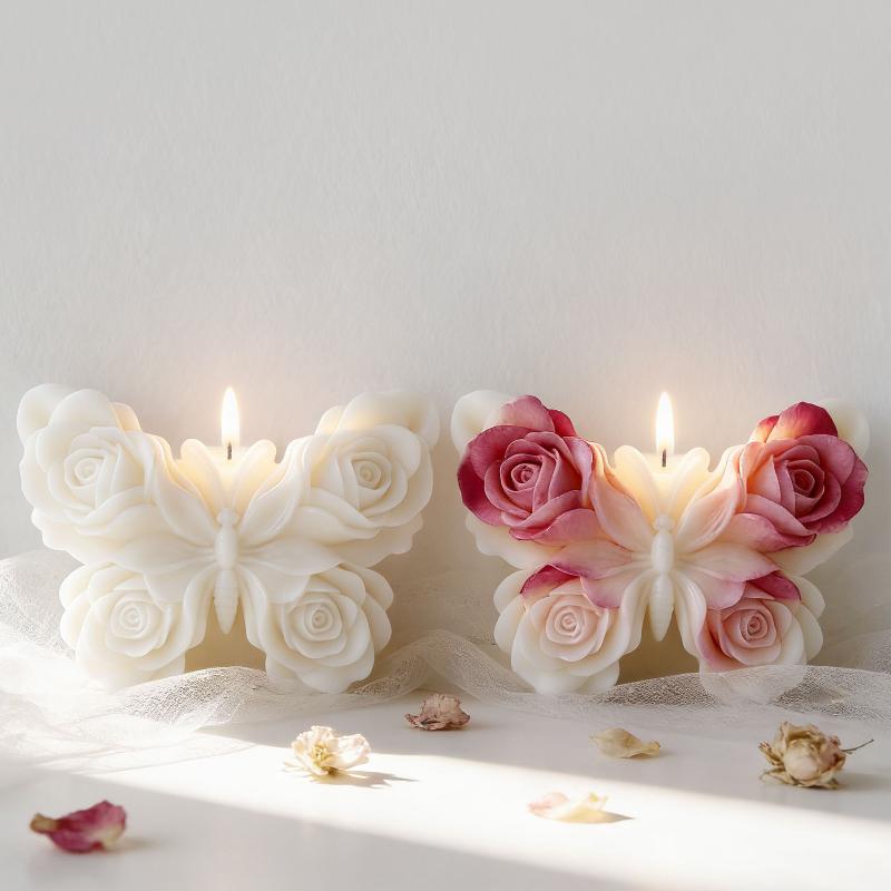 DIY Rose Butterfly Form Silico - Soap Making Silicone Molds のレビューと価格