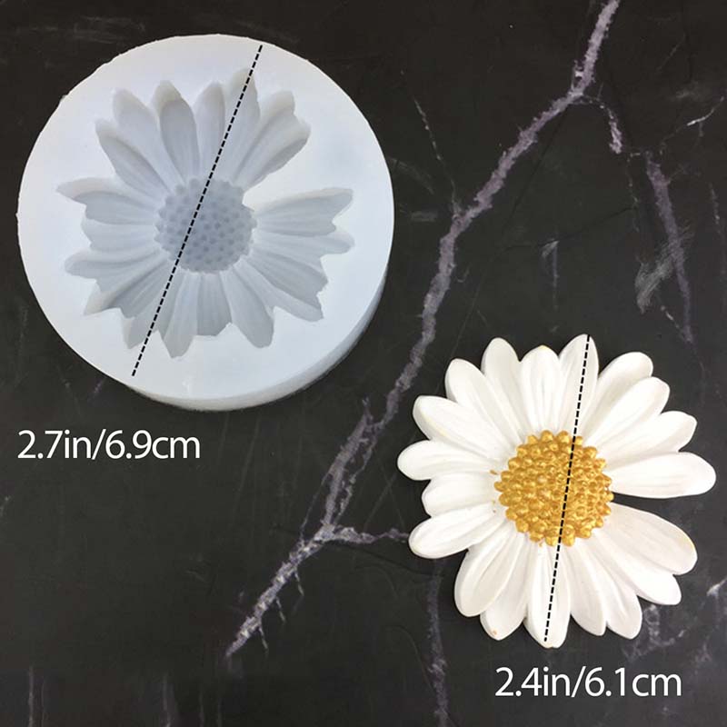 DIY Candle Silicone Mold Daisy - Soap Making At Home のレビューと価格