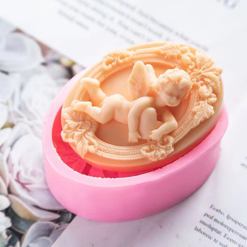3D Angel Kids Shaped Silicone  - Soap Making Gifts のレビューと価格