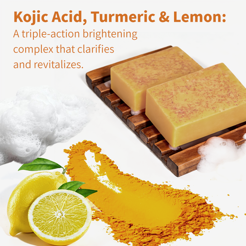 Lemon Turmeric Kojic Acid Soap - Soap Making Olive Oil のレビューと価格