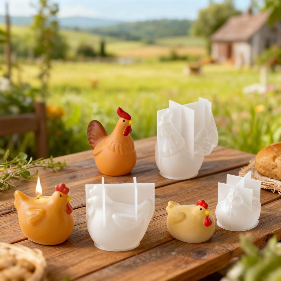 3D Chicken Candle Silicone Mol - Soap Making Business のレビューと価格