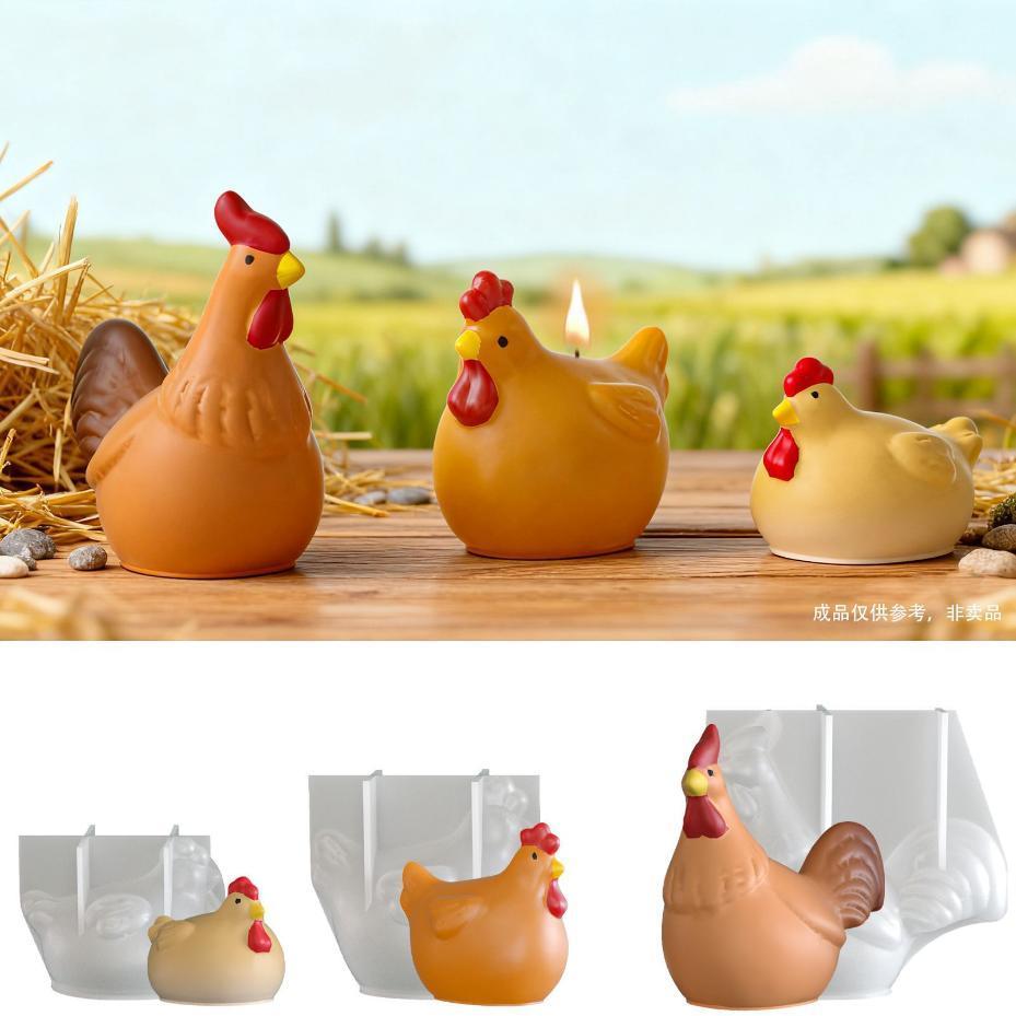 3D Chicken Candle Silicone Mol - Soap Making Business のレビューと価格
