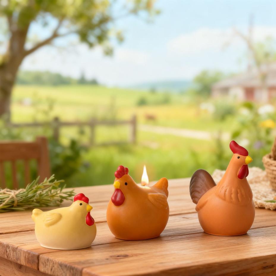 3D Chicken Candle Silicone Mol - Soap Making Business のレビューと価格