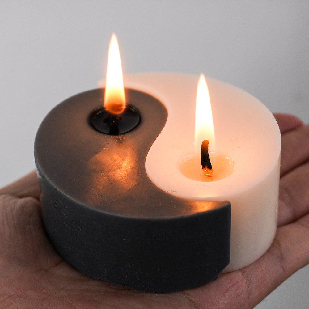 Yin Yang Silicone Candle Mold  - Soap Making At Home のレビューと価格