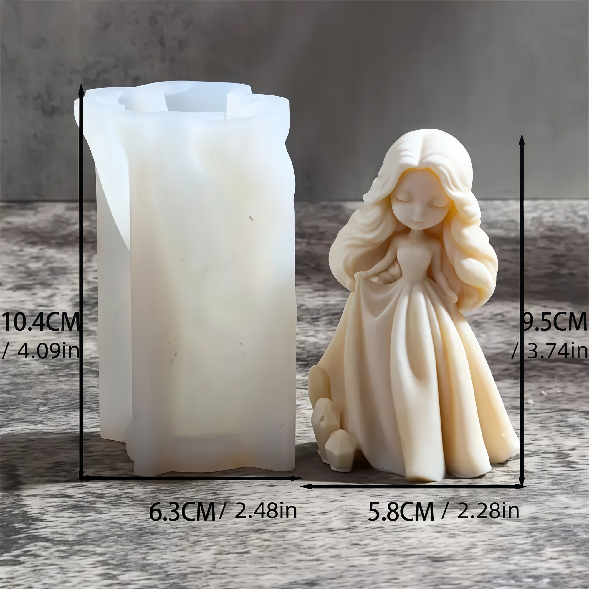 3D Sweet Princess Doll Silicon - Soap Making Business のレビューと価格