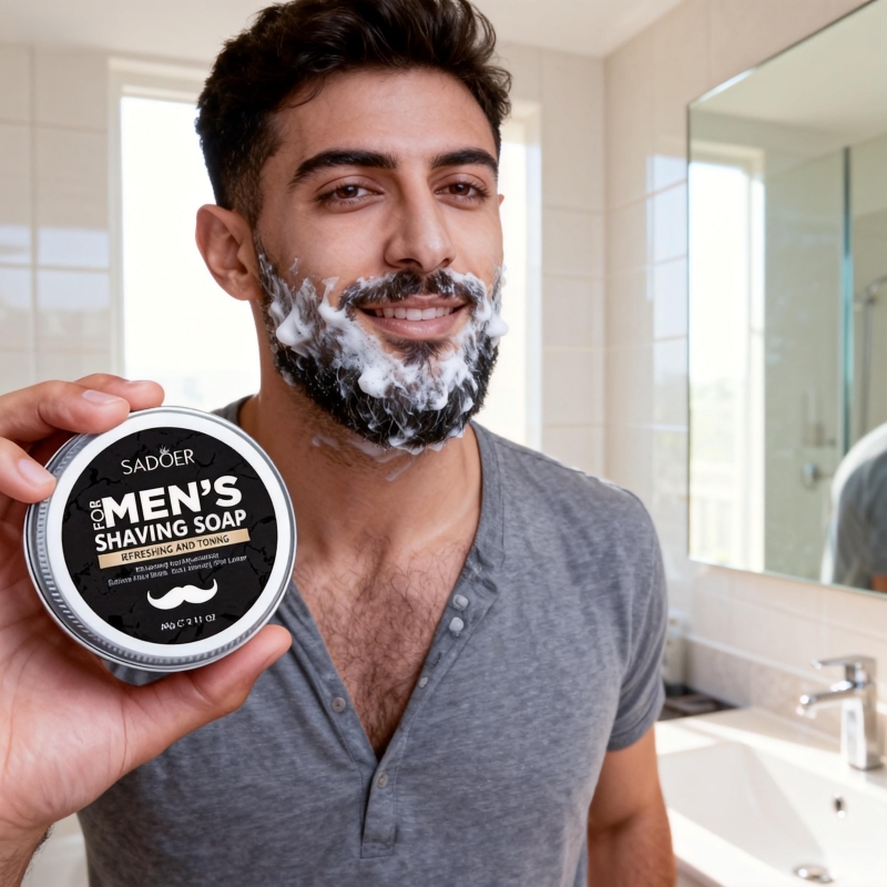 60g Men's Shaving Soap Contain - Soap Making Olive Oil のレビューと価格