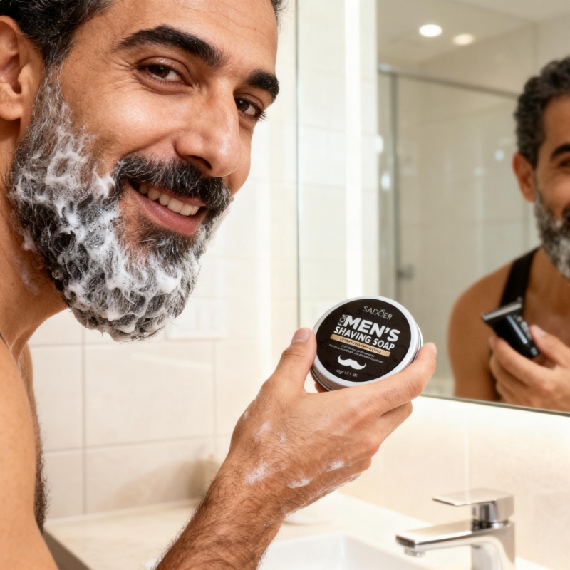 60g Men's Shaving Soap Contain - Soap Making Olive Oil のレビューと価格