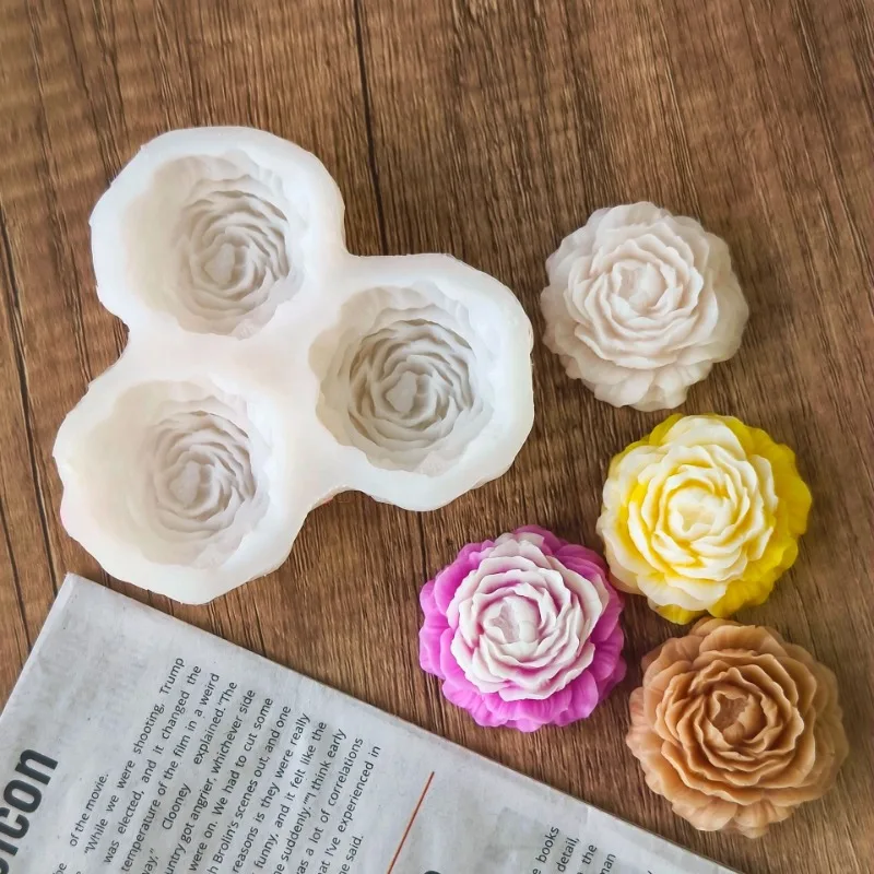 Peony Flower Candle Silicone M - Soap Making Designs のレビューと価格