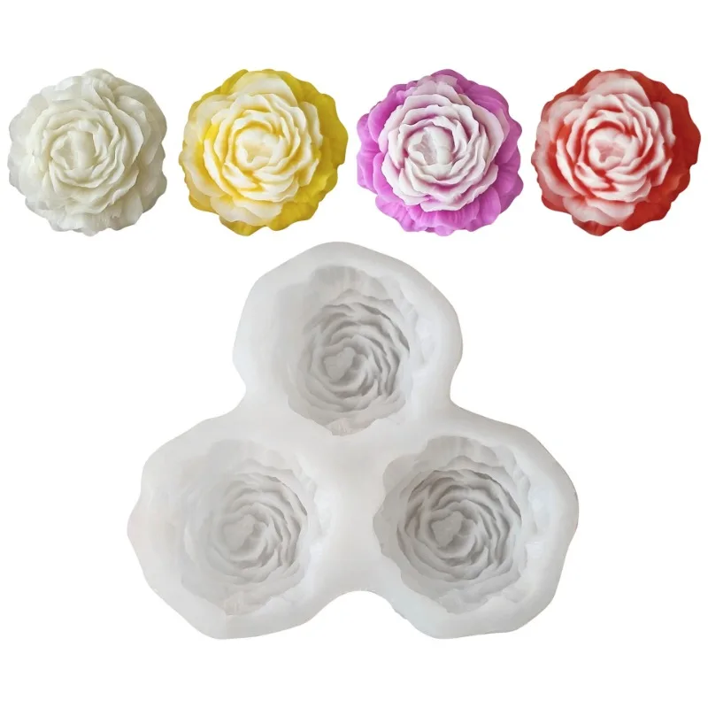 Peony Flower Candle Silicone M - Soap Making Designs のレビューと価格
